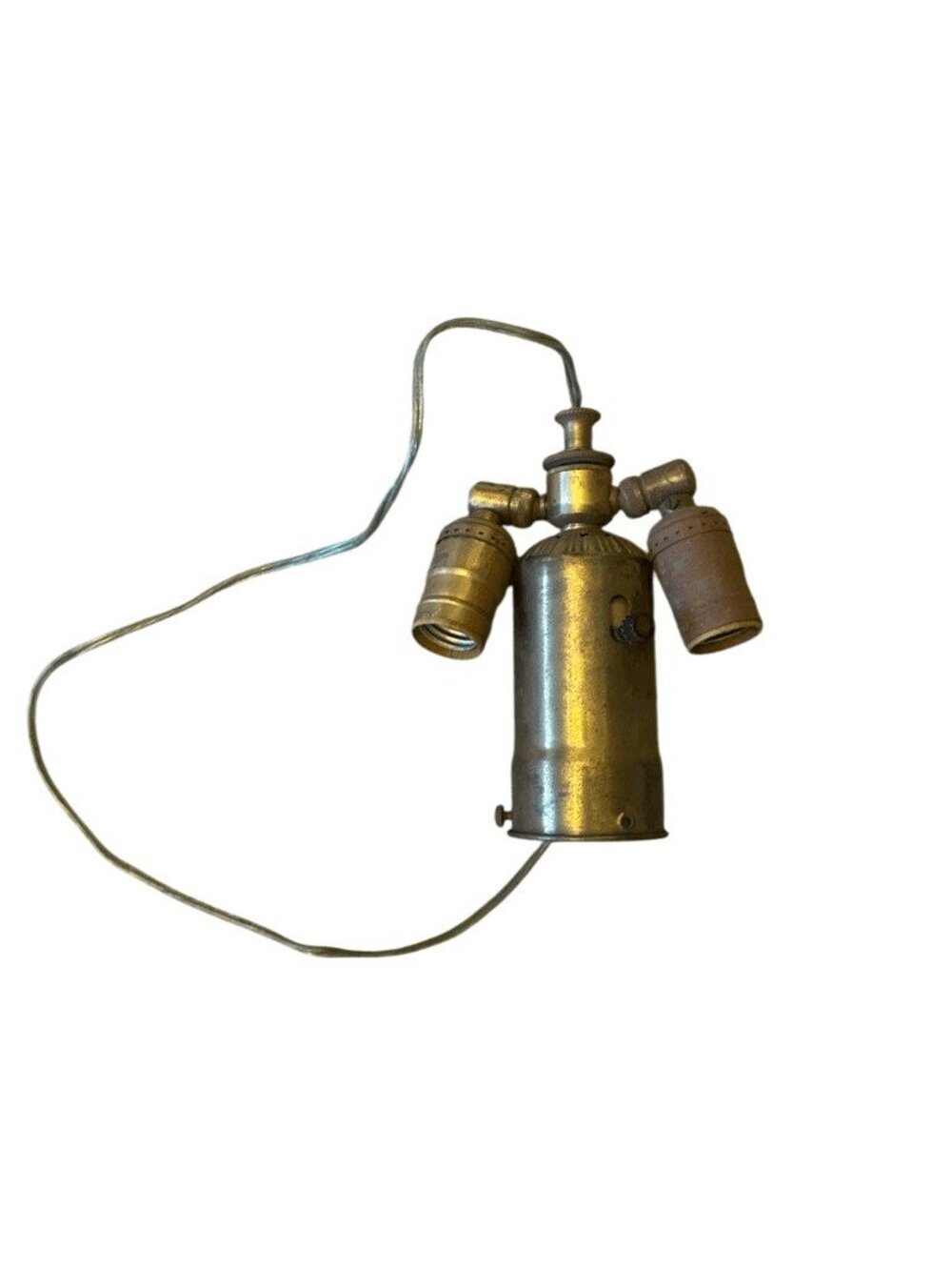 Vintage Leviton Wired Pendant Light Socket & Shade Holder